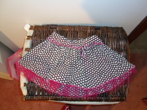 Jazmine loves this skirt! In the winter, I will pair it with a black turtleneck and tights.